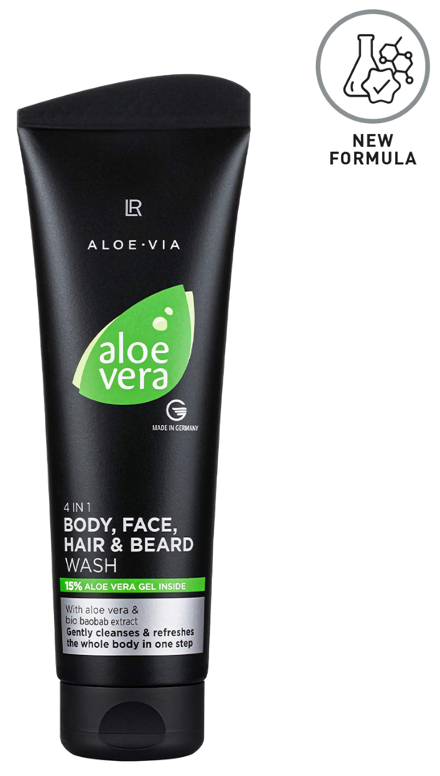 Aloe Vera 4in1 Beard, Hair, Face & Body Wash 250ml